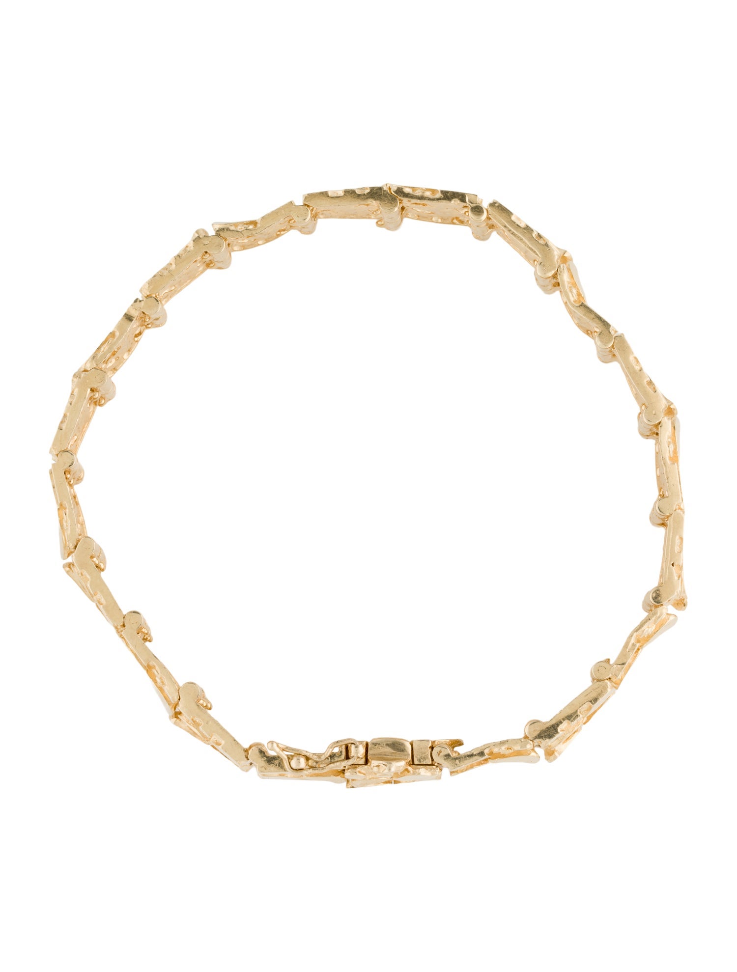 Bracelet 14K Nugget Style Bracelet